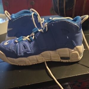 Kids Blue and White Sneakers Nike